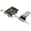 Miniatyrbild 1 av 3: LogiLink PC0033 Seriell/Parallell-instickskort Parallel (IEEE 1284), Seriell (9-pol) PCIe
