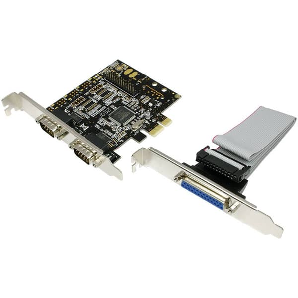 LogiLink PC0033 Seriell/Parallell-instickskort Parallel (IEEE 1284), Seriell (9-pol) PCIe