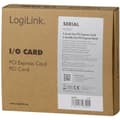 Miniatyrbild 3 av 4: LogiLink PC0031 Seriell-instickskort Seriell (9-pol) PCIe
