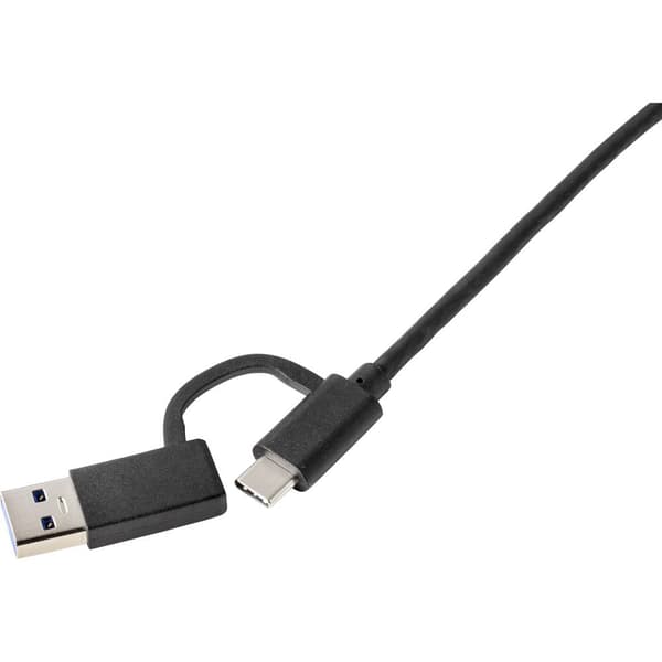 Renkforce Externt grafikkort DDR3 USB-A, USB-C® (USB 3.2 Gen 1), HDMI, DVI