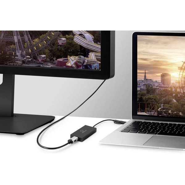 Renkforce Externt grafikkort DDR3 USB-A, USB-C® (USB 3.2 Gen 1), HDMI, DVI