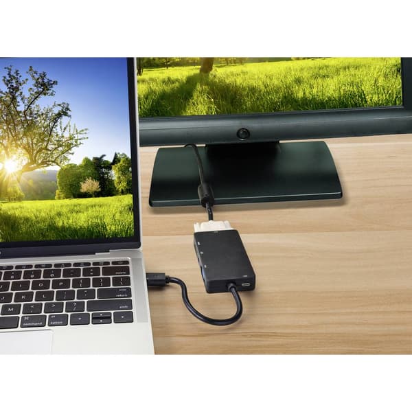 Renkforce Externt grafikkort USB 3.2 Gen 1 HDMI, DVI, VGA
