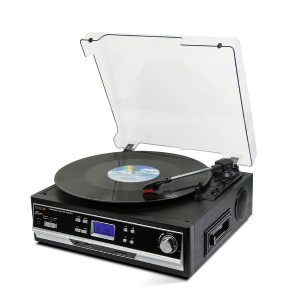 Technaxx TX-22+ USB-skivspelare Remdrift Svart