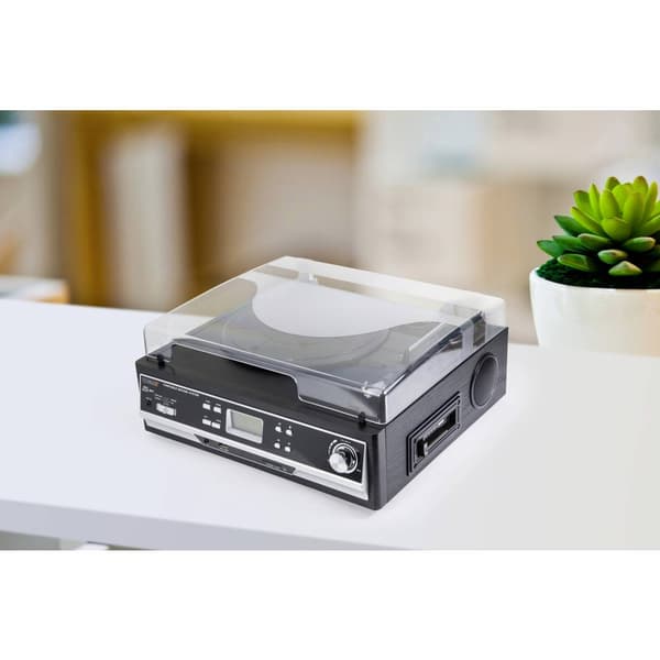 Technaxx TX-22+ USB-skivspelare Remdrift Svart