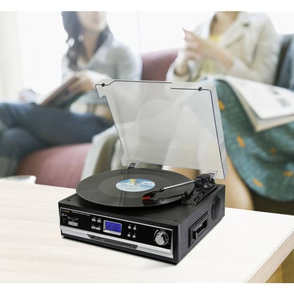 Technaxx TX-22+ USB-skivspelare Remdrift Svart
