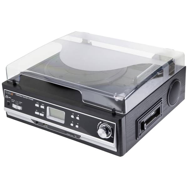 Technaxx TX-22+ USB-skivspelare Remdrift Svart