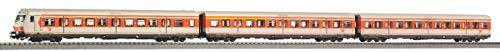 Piko 58226 set med 3 S-Bahn-vagnar grå DB AG V, orange/beige