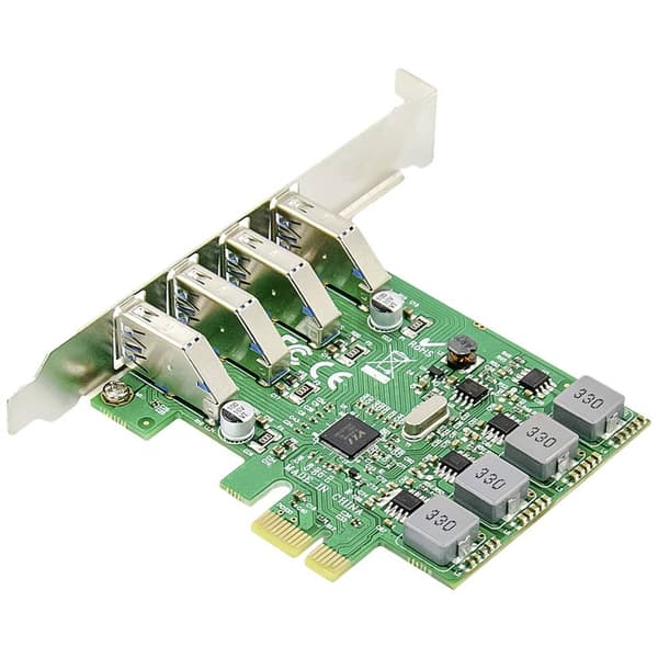 Digitus DS-30226 4 Port PCI-Express-kort USB, USB 1.1, USB 2.0, USB 3.0, USB-A PCIe