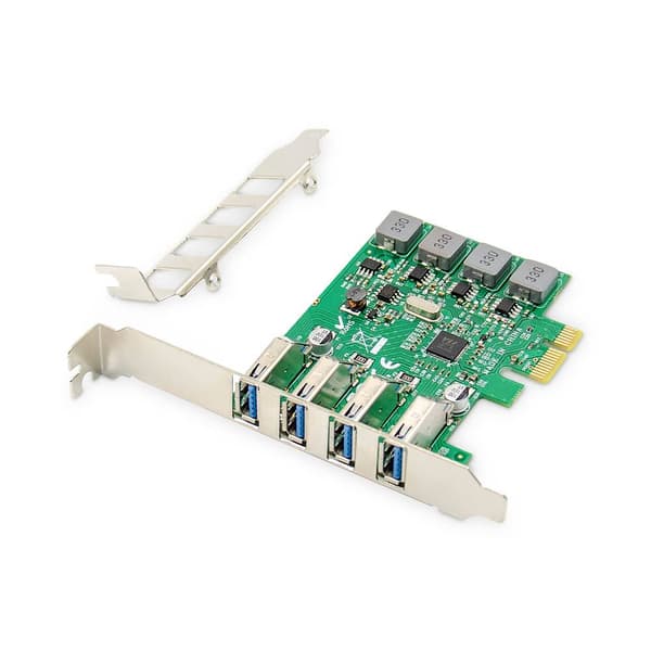Digitus DS-30226 4 Port PCI-Express-kort USB, USB 1.1, USB 2.0, USB 3.0, USB-A PCIe