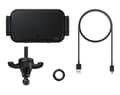 Miniatyrbillede 11 af 11: Samsung - Trådløs oplader Dashboard Bilholder - Sort