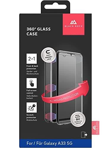 Black Rock Cover 360° glas för Samsung Galaxy A33 (5G), Svart (00217738)