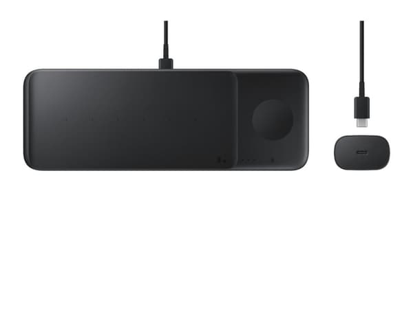 Samsung Wireless Charger Trio Smartphone / Galaxy Watch / Galaxy Buds - Svart
