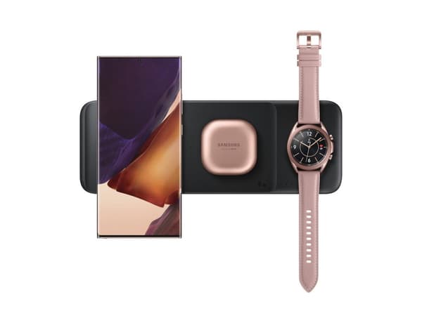 Samsung Wireless Charger Trio Smartphone / Galaxy Watch / Galaxy Buds - Svart