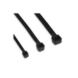 InLine - Kabelbindere - 100 mm længde - 2,5 mm bredde - Sort - (pakke med 100) (59963G)