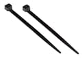 Miniatyrbillede 1 af 3: Kabelbindere 150 mm x 3,6 mm, sorte, UL, UV-resistente, -40 °C til +85 °C, pakke med 100, god forbindelse (KAB-15S36)