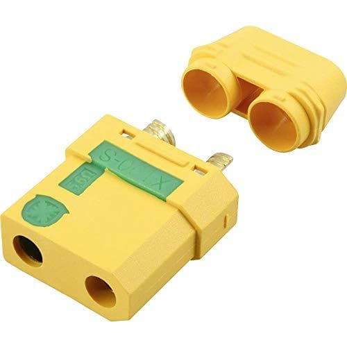 Reely RE-6685311 batterifatning XT90-S forgyldt, inkl. anti-lyn 1 stk.