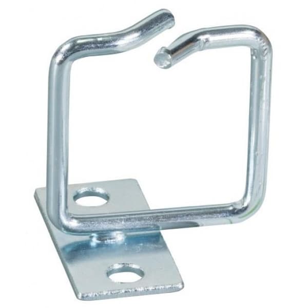 Techly Anello Passacavi Techly Laterale 80x80 mm i Acciaio Zincato per Armadi Rack - Kabelring - Sølv - Galvaniseret stål - 1 stk(e) - 80 mm - 80 mm (