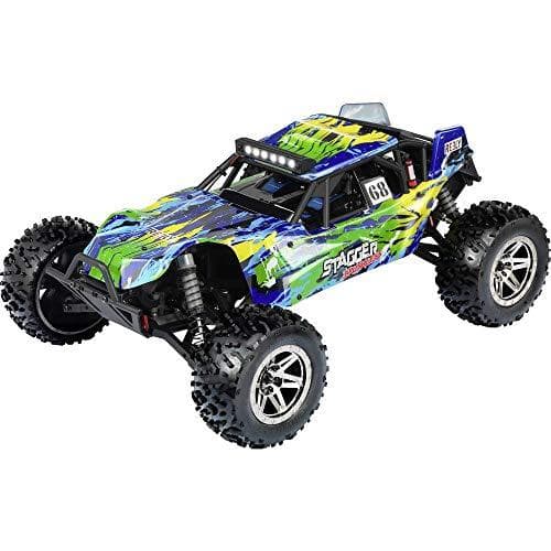 Reely Stagger Brushless 1:10 RC -mallin sähköauton buginen neliveto (4WD) 100 % RTR 2,4 GHz sis. akku, laturi ja