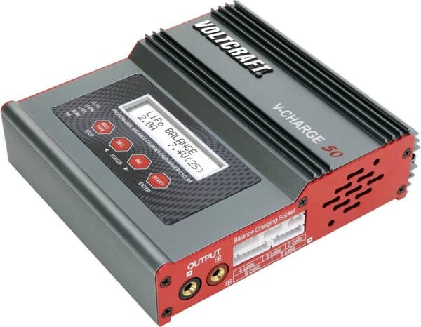 VOLTCRAFT V-Charge 50 Multifunktionel modeloplader 12 V, 230 V 7 A