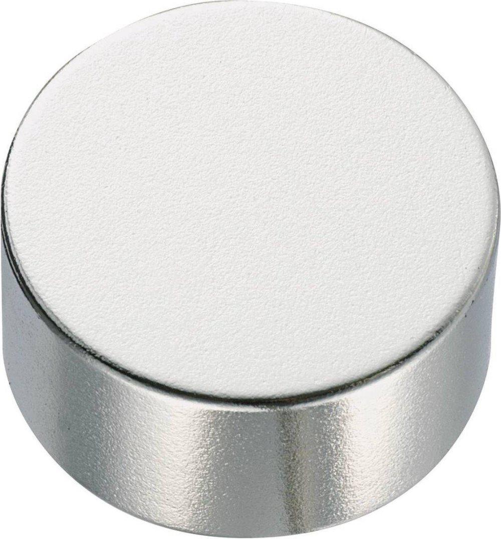 TRU COMPONENTS 1572114 Permanent magnet Rund (Ø x H) 20 mm x 5 mm N45 1,33 - 1,37 T Gränstemperatur (max.): 80 °C