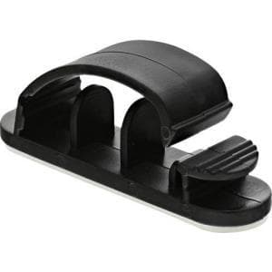 InLine - Cable Management Clip - Sort (pakke med 10) (59970K)