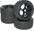 Pikkukuva 1 / 3: Reely 1:8 Buggy Complete pyörät Street 5-spoke Black 4 kpl