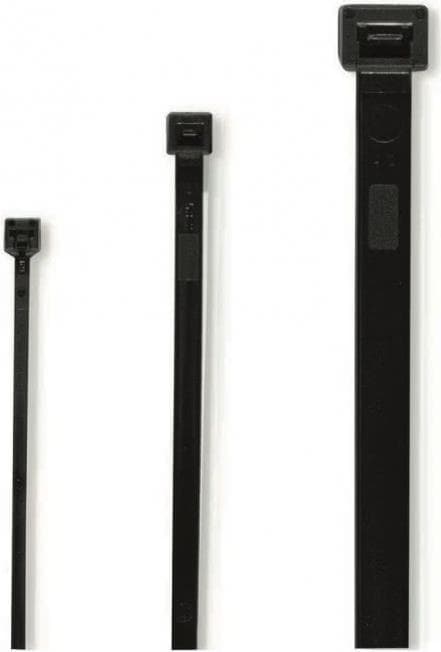 Cimco - Nippusiteet - 28 cm - Musta, RAL 9011 (100 kpl pakkaus)