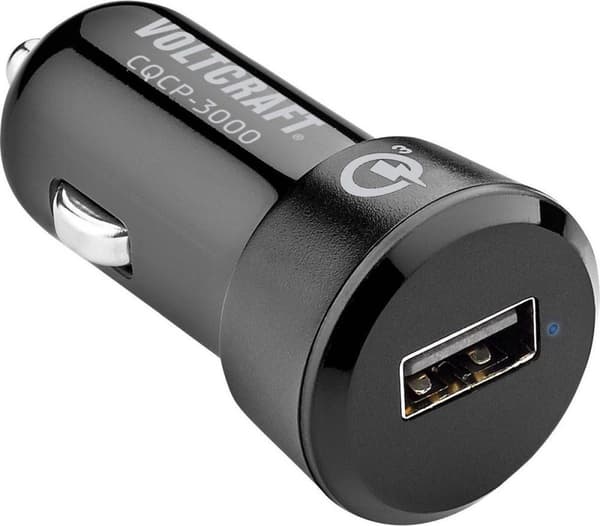 VOLTCRAFT CQCP-3000 USB-laturi Auto, kuorma-auto Lähtövirta (max.) 3000 mA 1 x USB Qualcomm Quick Charge 3.0
