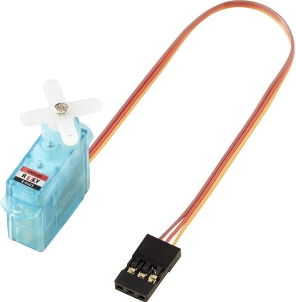 Reely Micro servo S-0403 Analoginen servo Materiaali (käyttö): Muovi Pistokejärjestelmä: JR