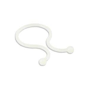InLine - Johdinsiteet - Twist - 26-30 mm - Luonnollinen - (100 kpl pakkaus) (59966S)