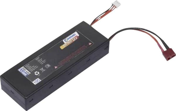 Reely Li-ion akku 7,4 V 2000 mAh Kennojen lukumäärä: 2 10 C Box kova kotelo T-pistokejärjestelmä