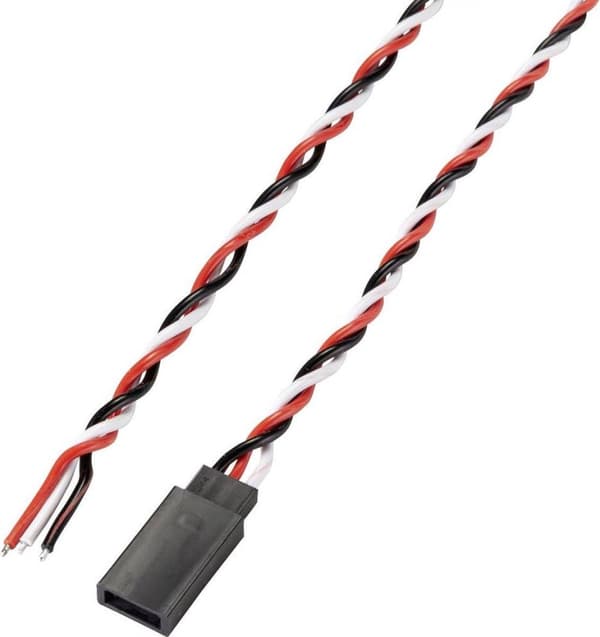 Reely Servo-stikkabel [1x JR-stik - 1x åben kabelende] 30,00 cm 0,35 mm² snoet