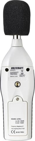 Pikkukuva 4 / 6: VOLTCRAFT SL-200 desibelimittari 30 - 130 dB 31,5 Hz - 8 kHz