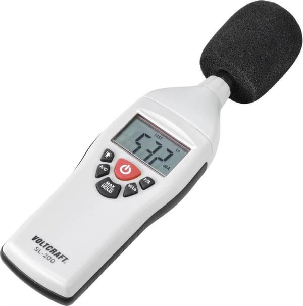 VOLTCRAFT SL-200 desibelimittari 30 - 130 dB 31,5 Hz - 8 kHz