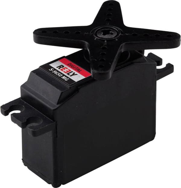 Reely Midi servo S-9650 MG Digital servo Materiale (drev): Metal Stiksystem: JR fatning