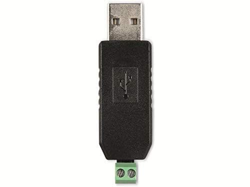Joy-it-muunnin (USB/RS485) Raspberry Pi, Arduino [1x USB 2.0 -pistoke A - 1x 2-johtiminen kaapeli] 0 m musta (SBC-ttl-rs485)