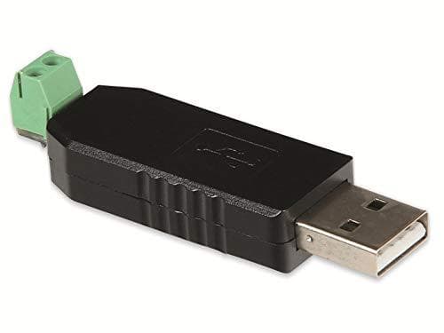Joy-it-muunnin (USB/RS485) Raspberry Pi, Arduino [1x USB 2.0 -pistoke A - 1x 2-johtiminen kaapeli] 0 m musta (SBC-ttl-rs485)