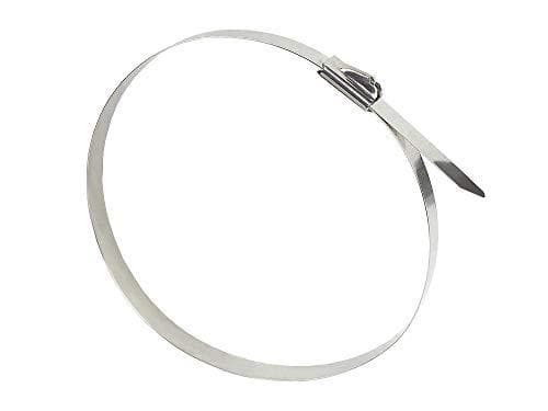 Kabelbindere i rustfrit stål 200 mm x 7,9 mm -60°C til +550°C 20 stk. Gode forbindelser (KAB-E20X79)