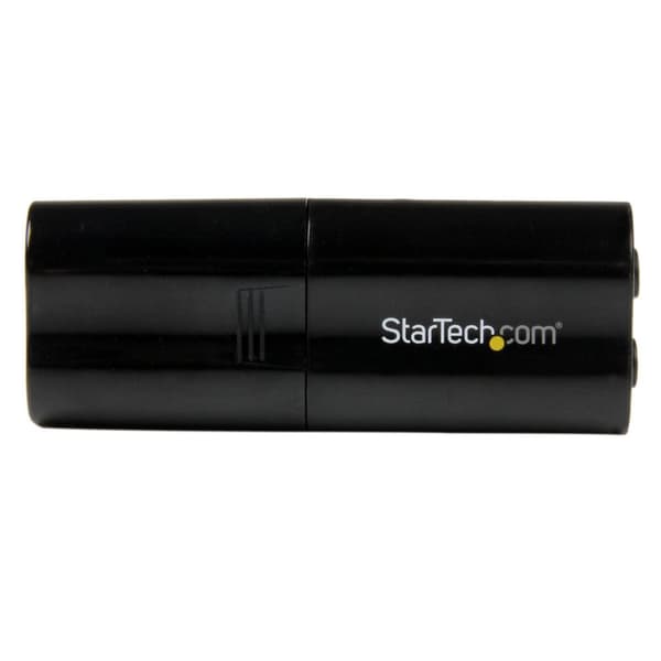 StarTech.com USB-äänisovitin - Ulkoinen USB-äänikortti - Musta - Äänikortti - Stereo - USB2.0 (ICUSBAUDIOB)