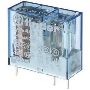 Finder printrelæ 24 V/DC 10 A 1 skiftekontakt 40.51.9.024.0000 1 stk (40.51.9.024.0000)