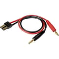 Miniatyrbillede 1 af 3: Reely ladekabel [2x bananstik - 1x TRX stik] 30,00 cm 2,5 mm² 1373181