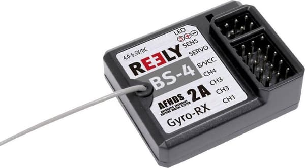 Reely BS-4 4-kanals gyromodtager 2,4 GHz