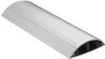 ACT Ledningskanal rund type med aluminiumsdæksel 70 mm. Bredde: 70 mm Kabelkanal 70 mm aluminium 2,0 m (CT4002)