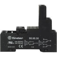 Finder relæ fatning 1 stk 95.83.30 serie 40 40.31 (95.83.30)