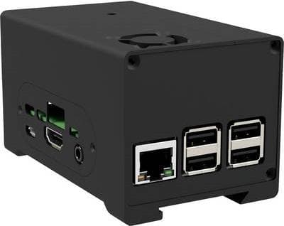 Joy-it aluminiumhölje Passar till: Raspberry Pi, StromPi 3 inkl batterifack, avtagbart GPIO lock, inkl aktiv kylare, inkl passiv kylare, för (rb-strom