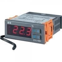 Voltcraft temperaturregulator ETC-100+ 230 V/AC Udgange 1 relæ 230 V/AC / 10 A Installationsmål 71 x 30 mm