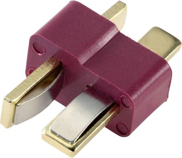 Reely 1399716 Batteripakkestik T-stiksystem Forgyldt 20 stk.