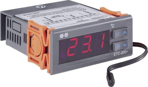 VOLTCRAFT ETC-200+ Temperaturregulator NTC -40 upp till +120 °C Relä 10 A (lxbxh) 88 x 75 x 34,5 mm
