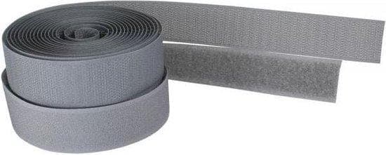 InLine - Kabelbinder - Velcrobånd - 3,0 m - 25 mm - grå (59935A)