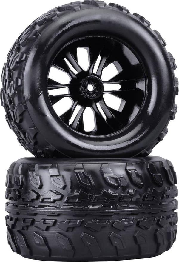 Reely 1:10 Monstertruck Komplet hjul Sort 2 stk.